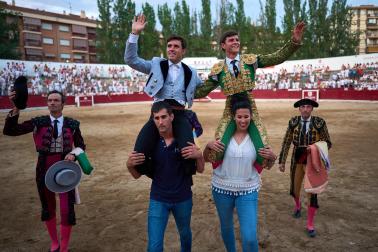 Fotos de la corrida mixta de fiestas de Estella