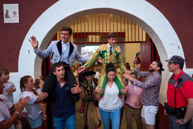 Fotos de la corrida mixta de fiestas de Estella