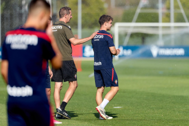 Foto del entrenamiento de Osasuna del 4 de agosto