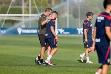 Foto del entrenamiento de Osasuna del 4 de agosto