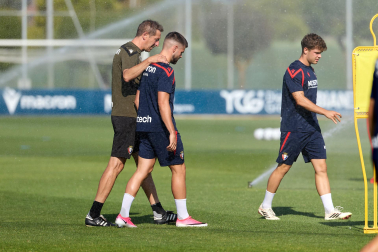 Foto del entrenamiento de Osasuna del 4 de agosto
