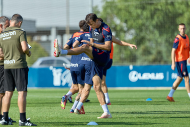 Foto del entrenamiento de Osasuna del 4 de agosto