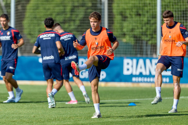 Foto del entrenamiento de Osasuna del 4 de agosto