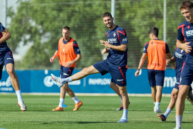 Foto del entrenamiento de Osasuna del 4 de agosto