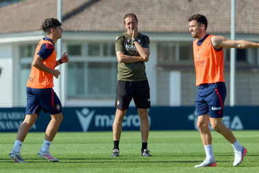 Foto del entrenamiento de Osasuna del 4 de agosto