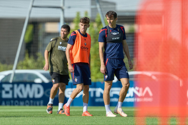 Foto del entrenamiento de Osasuna del 4 de agosto