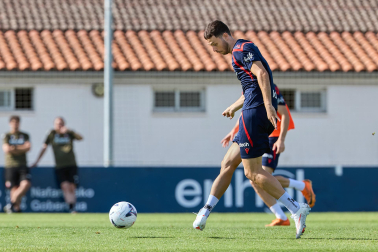 Foto del entrenamiento de Osasuna del 4 de agosto