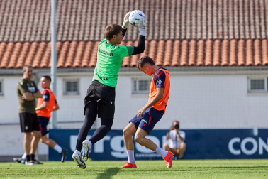 Foto del entrenamiento de Osasuna del 4 de agosto