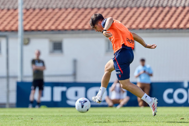 Foto del entrenamiento de Osasuna del 4 de agosto