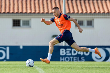 Foto del entrenamiento de Osasuna del 4 de agosto