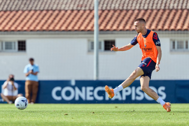 Foto del entrenamiento de Osasuna del 4 de agosto