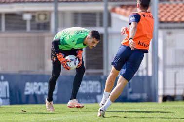 Foto del entrenamiento de Osasuna del 4 de agosto