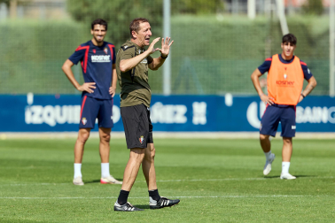 Foto del entrenamiento de Osasuna del 4 de agosto