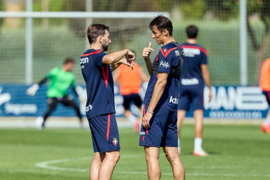 Foto del entrenamiento de Osasuna del 4 de agosto