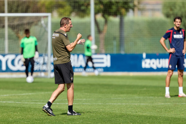 Foto del entrenamiento de Osasuna del 4 de agosto