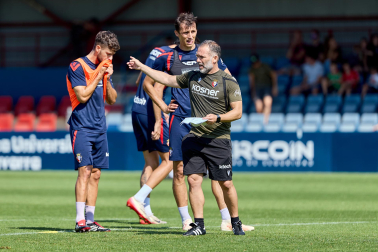 Foto del entrenamiento de Osasuna del 4 de agosto