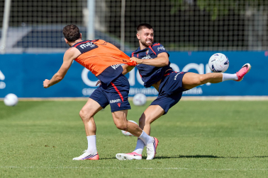 Foto del entrenamiento de Osasuna del 4 de agosto