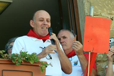 Fotos del inicio de las fiestas patronales de San Martín de Unx
