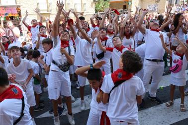 Fotos del inicio de las fiestas patronales de San Martín de Unx