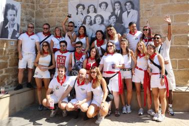 Fotos del inicio de las fiestas patronales de San Martín de Unx