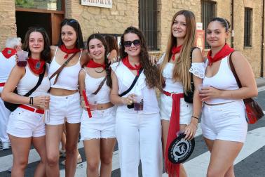 Fotos del inicio de las fiestas patronales de San Martín de Unx