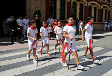 Fotos del cohete infantil de Estella