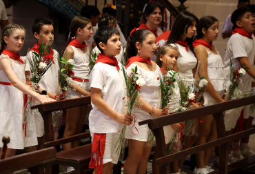 Fotos del cohete infantil de Estella