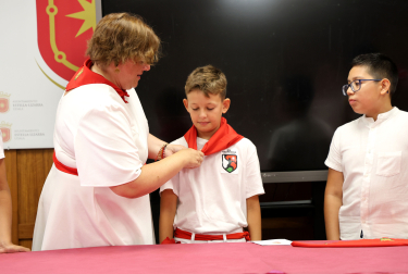 Fotos del cohete infantil de Estella