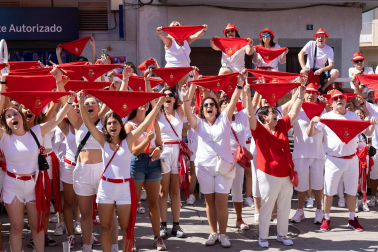 Fotos del cohete de fiestas de Fustiñana