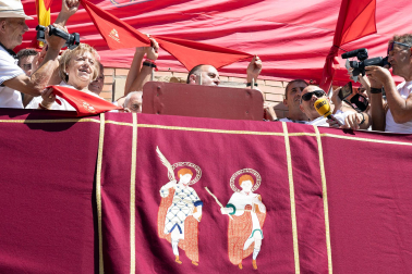 Fotos del cohete de fiestas de Fustiñana