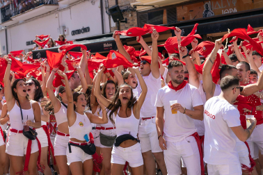 Fotos del cohete de fiestas de Fustiñana