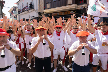 Fotos del cohete de fiestas de Fustiñana