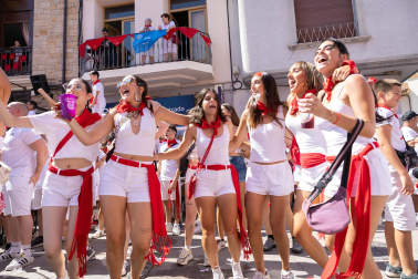 Fotos del cohete de fiestas de Fustiñana