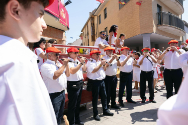 Fotos del cohete de fiestas de Fustiñana
