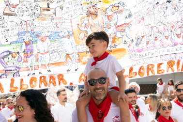 Fotos del cohete de fiestas de Fustiñana