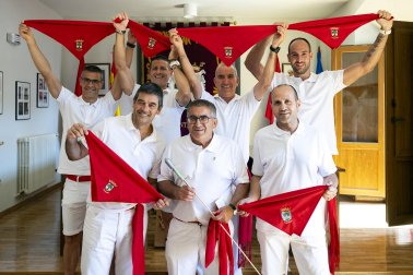 Fotos del cohete de fiestas de Larraga
