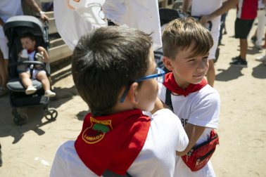 Fotos del cohete de fiestas de Larraga
