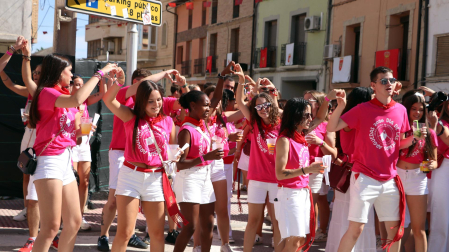 Día de las Peñas de las fiestas de Arguedas