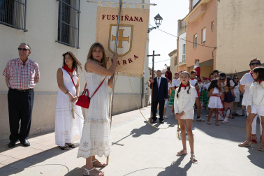 Fotos de la procesión de Fustiñana en honor a los patrones Justo y Pastor