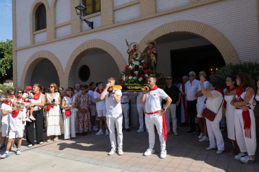 Fotos de la procesión de Fustiñana en honor a los patrones Justo y Pastor