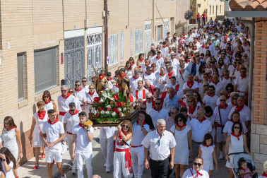 Fotos de la procesión de Fustiñana en honor a los patrones Justo y Pastor