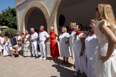 Fotos de la procesión de Fustiñana en honor a los patrones Justo y Pastor