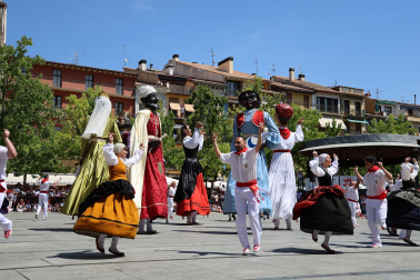 Fotos de la despedida de gigantes de fiestas de Estella