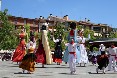 Fotos de la despedida de gigantes de fiestas de Estella