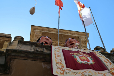 Fotos de la despedida de gigantes de fiestas de Estella