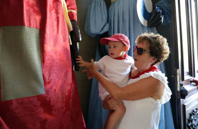 Fotos de la despedida de gigantes de fiestas de Estella