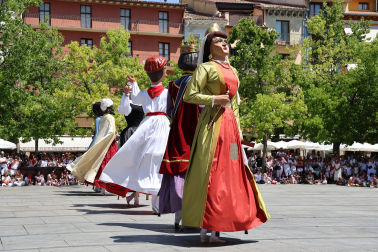 Fotos de la despedida de gigantes de fiestas de Estella