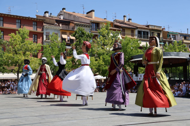 Fotos de la despedida de gigantes de fiestas de Estella