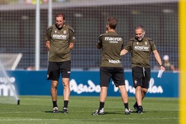 Fotos de la última sesión de Osasuna antes de medirse en EL Sadar al Al-Ain