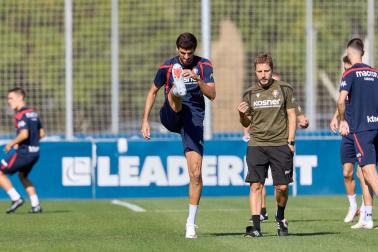 Fotos de la última sesión de Osasuna antes de medirse en EL Sadar al Al-Ain
